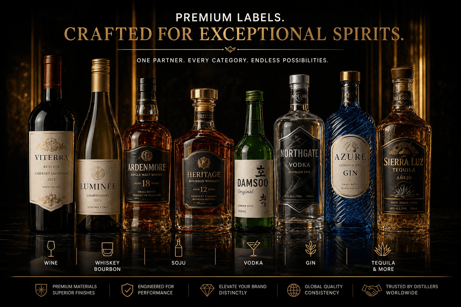 Spirit & Alcohol Labels